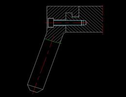 slide angle pin fitting mode